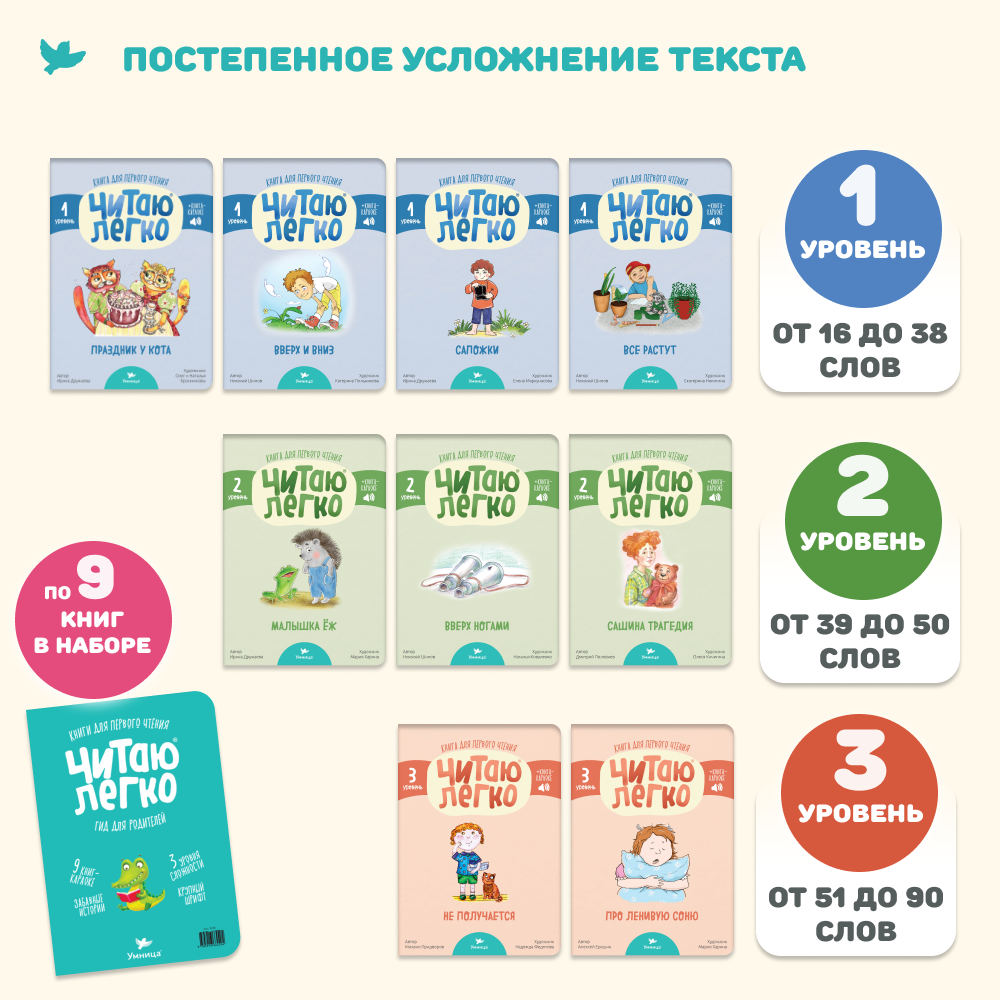 Умница® Читаю легко®. 36 книг-караоке для первого чтения