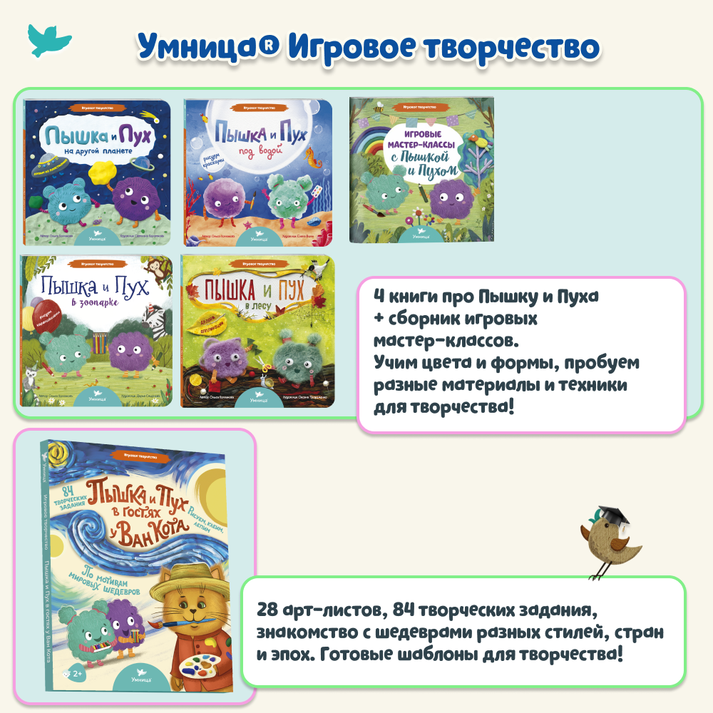 Умница® Игровое творчество. Кто получится? Арт-карточки