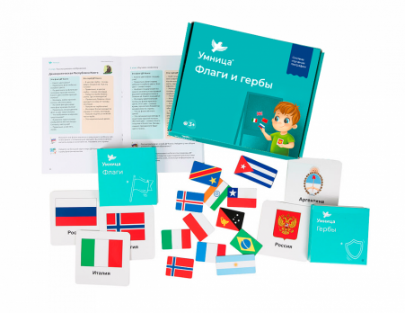 Умница® Флаги и гербы. Магнитная настольная игра