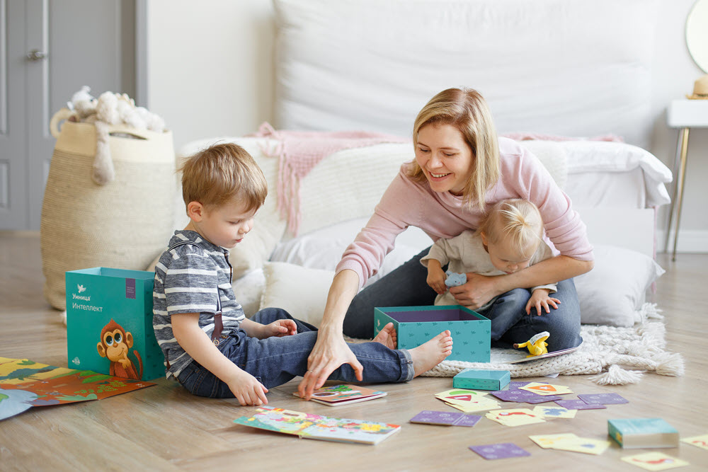 Умница® Набор 4в1: базовая программа развития ребёнка с рождения и до 4 лет