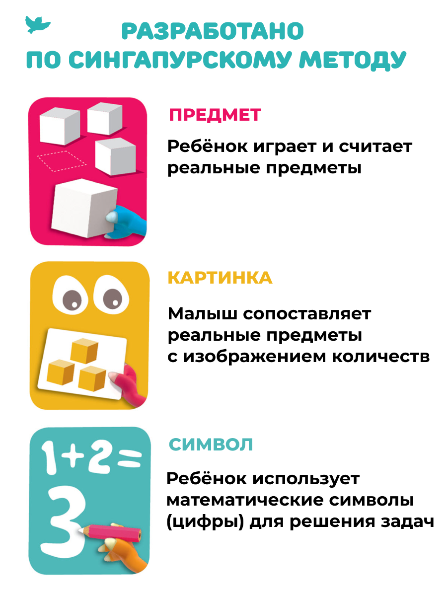 Умница® Набор 5в1: первые математические игры
