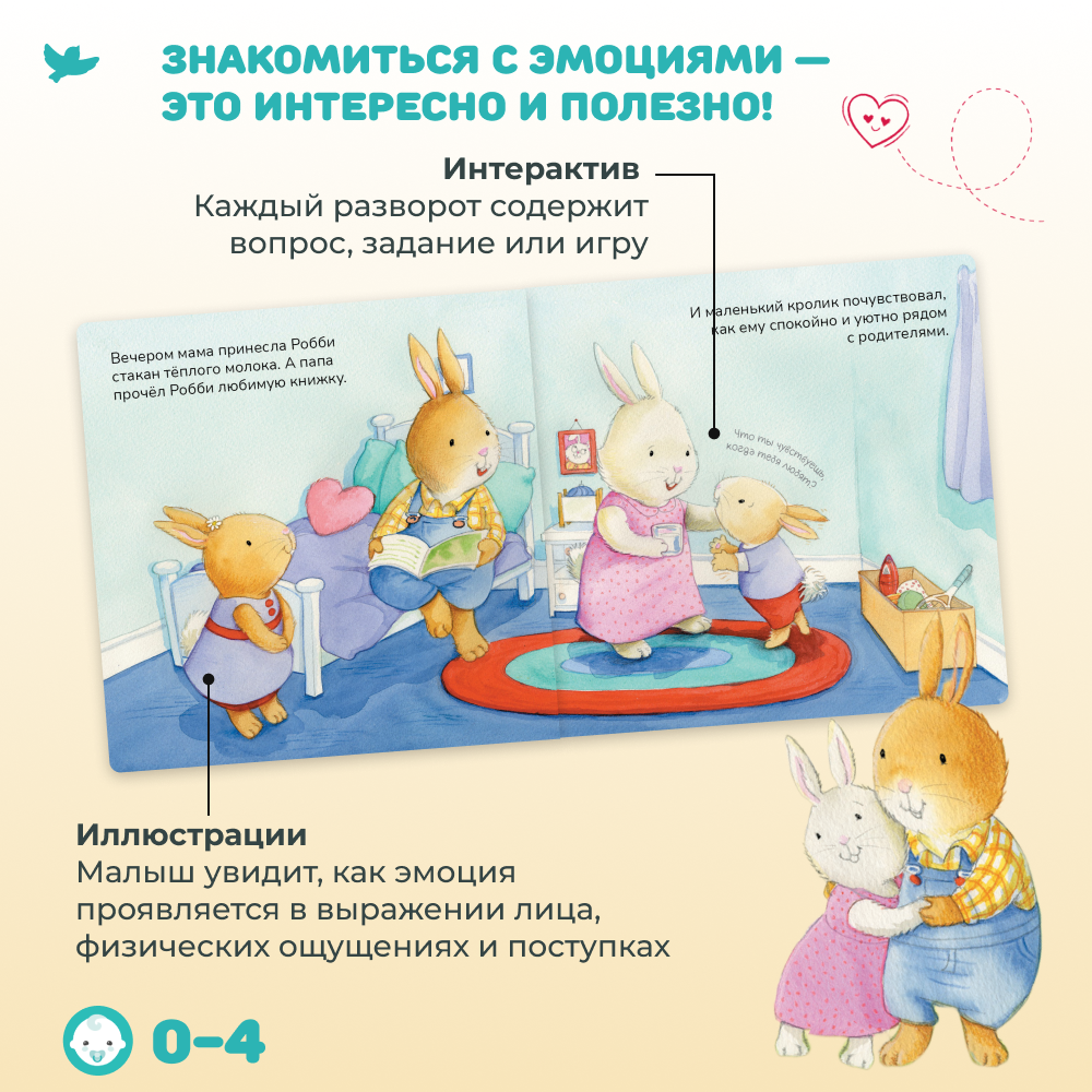 Умница®️ Набор из шести книг про эмоции для детей и советы для родителей