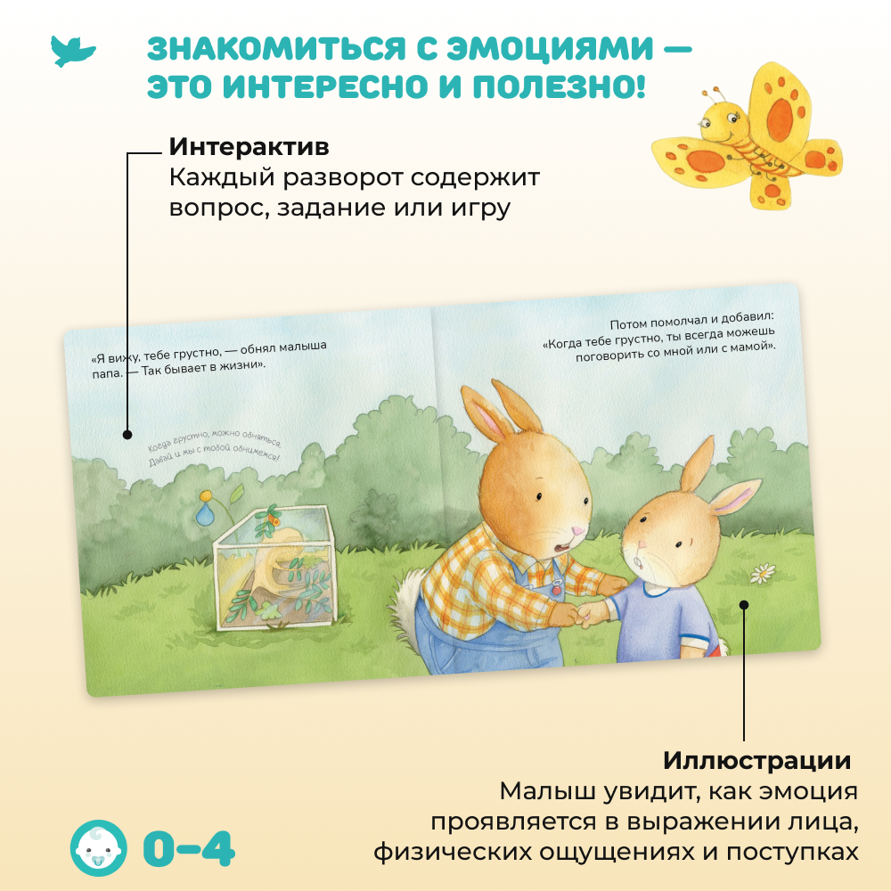 Умница®️ Набор из шести книг про эмоции для детей и советы для родителей