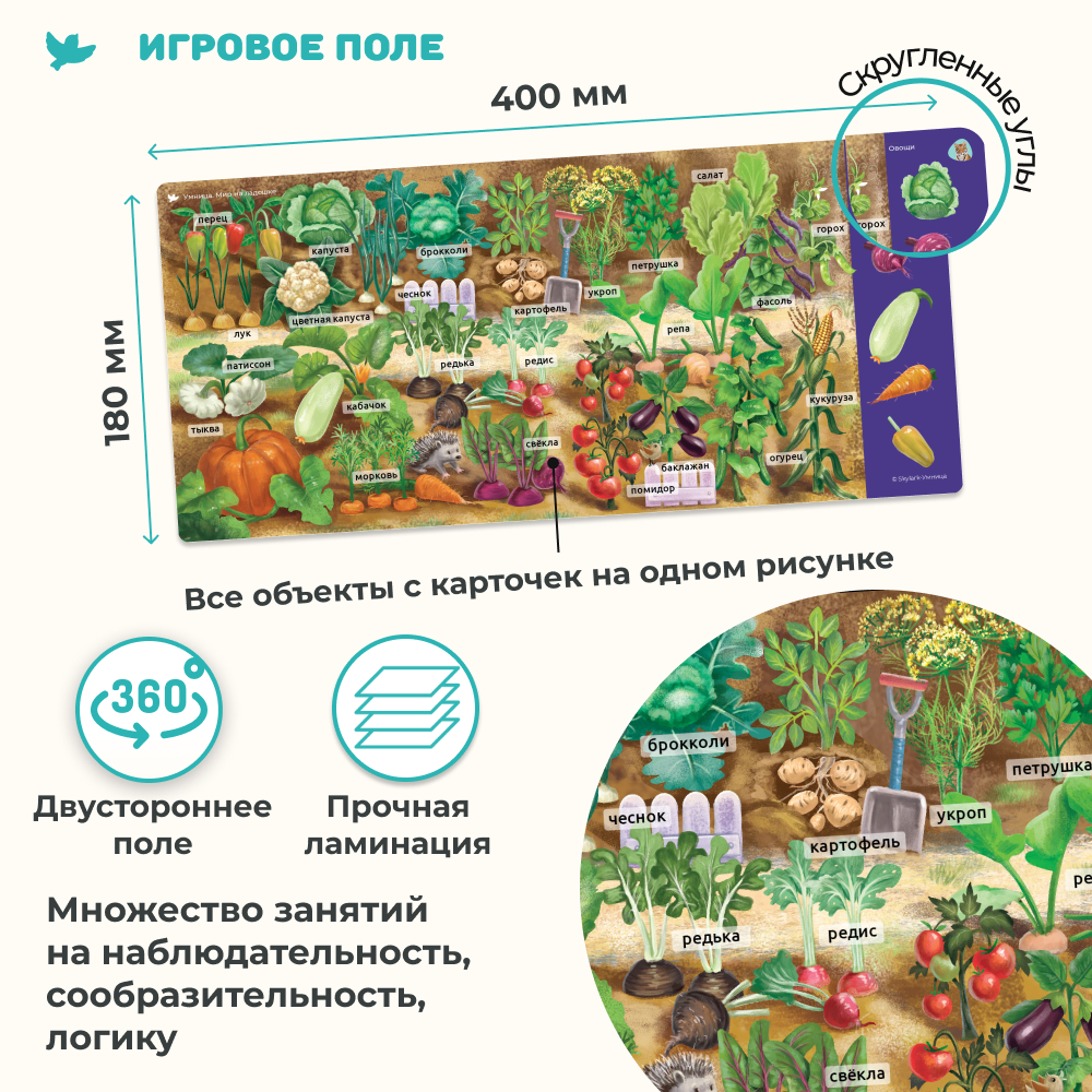 СНЯТ С ПРОДАЖИ!  Умница®️ Мир на ладошке. Энциклопедия для малышей в фотографиях. Овощи